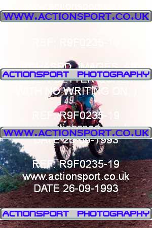 Photo: R9F0235-19 ActionSport Photography 26/09/1993 AMCA Stroud & District [250 Qualifiers] - Horsley  _1_125Junior #49