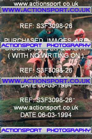 Photo: S3F3098-26 ActionSport Photography 06/03/1994 AMCA Teignbridge MXC - Littlehempston _2_Juniors #115