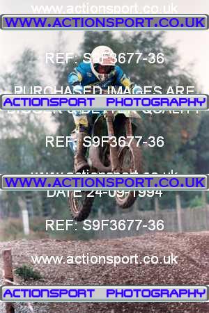 Photo: S9F3677-36 ActionSport Photography 24/09/1994 BSMA National - Matchams Park  _4_Senior125s #91
