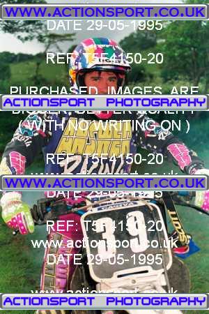 Photo: T5F4150-20 ActionSport Photography 29/05/1995 AMCA Yeovil MC - Pear Tree Farm, Halstock _0_Portraits #39
