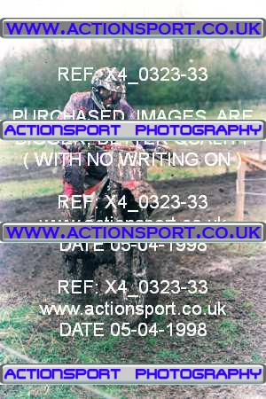 Photo: X4_0323-33 ActionSport Photography 05/04/1998 AMCA Cannock MXC - Heath Hayes _6_125Juniors #18
