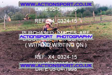 Photo: X4_0324-15 ActionSport Photography 05/04/1998 AMCA Cannock MXC - Heath Hayes _1_125Seniors_125Experts #5