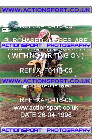 Photo: X4F0416-05 ActionSport Photography 26/04/1998 AMCA Andover MCC - Upavon _4_JuniorsUnlimitedGp2 #22