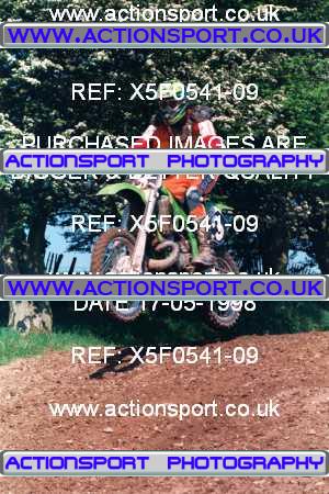 Photo: X5F0541-09 ActionSport Photography 17/05/1998 AMCA Shobdon MCC - Shobdon _1_250Juniors #3