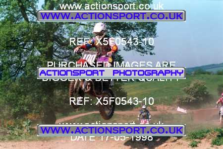 Photo: X5F0543-10 ActionSport Photography 17/05/1998 AMCA Shobdon MCC - Shobdon _2_125-750Seniors #100