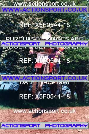 Photo: X5F0544-18 ActionSport Photography 17/05/1998 AMCA Shobdon MCC - Shobdon _2_125-750Seniors #100