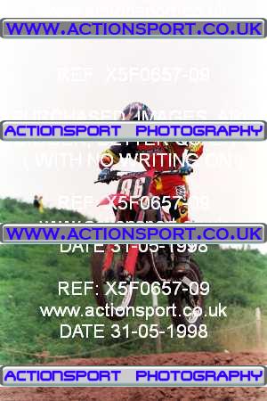 Photo: X5F0657-09 ActionSport Photography 31/05/1998 AMCA Newport MXC [125 & Fourstroke Championship] - Long Lane _3_125Juniors #86