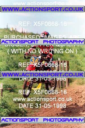 Photo: X5F0668-16 ActionSport Photography 31/05/1998 AMCA Newport MXC [125 & Fourstroke Championship] - Long Lane _8_125Seniors-Experts #36