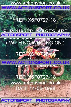 Photo: X6F0727-18 ActionSport Photography 14/06/1998 AMCA Wotton Twinshocks Scramble Club - Ford  _0_SolosPractice #17