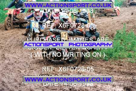 Photo: X6F0728-05 ActionSport Photography 14/06/1998 AMCA Wotton Twinshocks Scramble Club - Ford  _1_Sidecars #9990