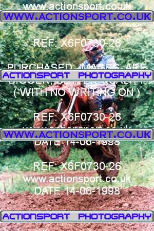 Photo: X6F0730-26 ActionSport Photography 14/06/1998 AMCA Wotton Twinshocks Scramble Club - Ford  _3_Masters_Experts #8