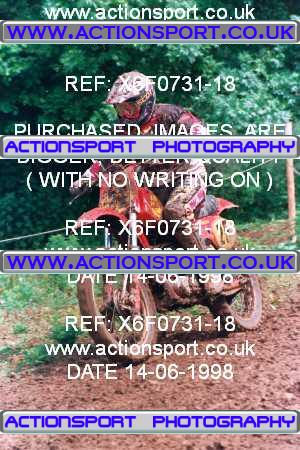 Photo: X6F0731-18 ActionSport Photography 14/06/1998 AMCA Wotton Twinshocks Scramble Club - Ford  _3_Masters_Experts #26