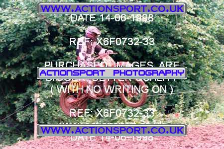 Photo: X6F0732-33 ActionSport Photography 14/06/1998 AMCA Wotton Twinshocks Scramble Club - Ford  _4_Clubman #150