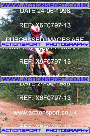 Photo: X6F0797-13 ActionSport Photography 24/06/1998 AMCA Shrewsbury MCC - Condover  _1_Experts-Seniors #55
