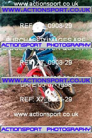 Photo: X7_0908-29 ActionSport Photography 05/07/1998 AMCA Meersbrook MC - Warmingham Lane  _4_JuniorsGroup2 #2