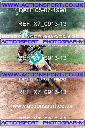 Photo: X7_0913-13 ActionSport Photography 05/07/1998 AMCA Meersbrook MC - Warmingham Lane  _6_SeniorsUnlimited #77
