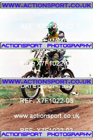 Photo: X7F1022-03 ActionSport Photography 26/07/1998 AMCA Essex MCC - Mildenhall _4_250-750Juniors #75
