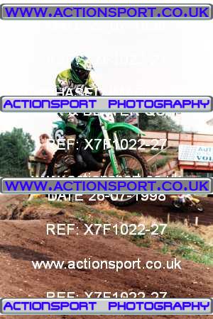 Photo: X7F1022-27 ActionSport Photography 26/07/1998 AMCA Essex MCC - Mildenhall _4_250-750Juniors #64