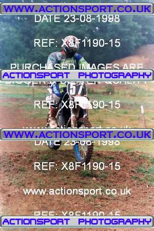 Photo: X8F1190-15 ActionSport Photography 23/08/1998 AMCA Stroud & District MCC - Horsley  _2_125Juniors #57