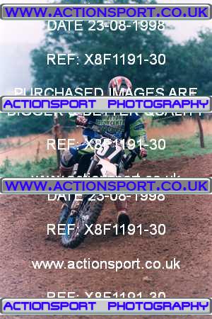 Photo: X8F1191-30 ActionSport Photography 23/08/1998 AMCA Stroud & District MCC - Horsley  _2_125Juniors #57