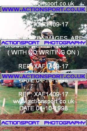 Photo: XAF1409-17 ActionSport Photography 04/10/1998 AMCA Rugby Pennant MC [Superclass Championship] - Long Buckby  _4_UnlimitedSeniors #70