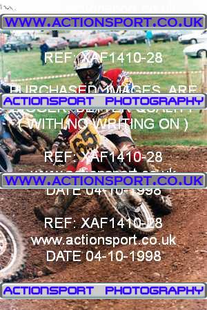Photo: XAF1410-28 ActionSport Photography 04/10/1998 AMCA Rugby Pennant MC [Superclass Championship] - Long Buckby  _5_250-750Experts #65