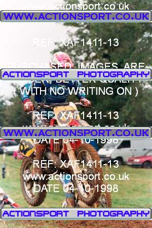 Photo: XAF1411-13 ActionSport Photography 04/10/1998 AMCA Rugby Pennant MC [Superclass Championship] - Long Buckby  _5_250-750Experts #67