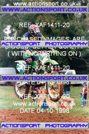 Photo: XAF1411-20 ActionSport Photography 04/10/1998 AMCA Rugby Pennant MC [Superclass Championship] - Long Buckby  _5_250-750Experts #2