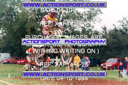 Photo: XAF1411-28 ActionSport Photography 04/10/1998 AMCA Rugby Pennant MC [Superclass Championship] - Long Buckby  _5_250-750Experts #31