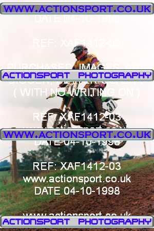 Photo: XAF1412-03 ActionSport Photography 04/10/1998 AMCA Rugby Pennant MC [Superclass Championship] - Long Buckby  _5_250-750Experts #31