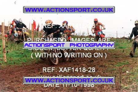 Photo: XAF1418-28 ActionSport Photography 11/10/1998 AMCA Derby Sporting MXC - Alport Heights  _2_125Seniors #9990