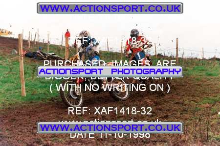 Photo: XAF1418-32 ActionSport Photography 11/10/1998 AMCA Derby Sporting MXC - Alport Heights  _2_125Seniors #9990