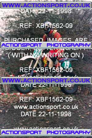 Photo: XBF1562-09 ActionSport Photography 22/11/1998 AMCA Coalville MCC - Coleorton  _2_SeniorsUnlimited #79