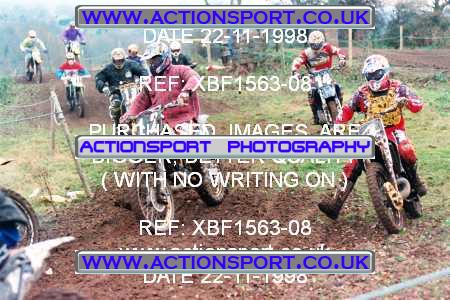 Photo: XBF1563-08 ActionSport Photography 22/11/1998 AMCA Coalville MCC - Coleorton  _1_250-750Juniors #4
