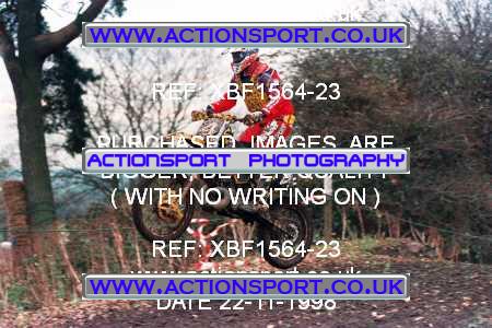 Photo: XBF1564-23 ActionSport Photography 22/11/1998 AMCA Coalville MCC - Coleorton  _1_250-750Juniors #4