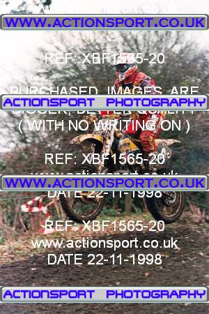 Photo: XBF1565-20 ActionSport Photography 22/11/1998 AMCA Coalville MCC - Coleorton  _1_250-750Juniors #4