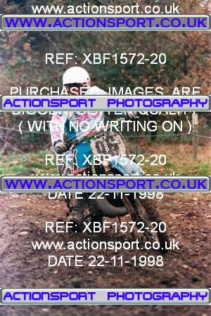 Photo: XBF1572-20 ActionSport Photography 22/11/1998 AMCA Coalville MCC - Coleorton  _5_250-750Experts #96
