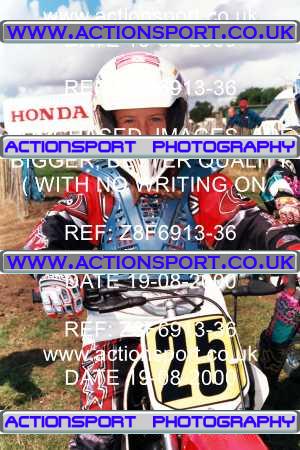 Photo: Z8F6913-36 ActionSport Photography 19/08/2000 ProClean Ladies Motocross International - Elsworth  _6_Autos #25