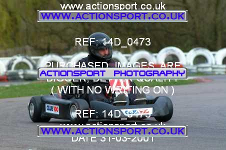 Photo: 14D_0473 ActionSport Photography 31/03/2001 Club 100 Neil Warren Kart Enduro _1_AllTeams #20