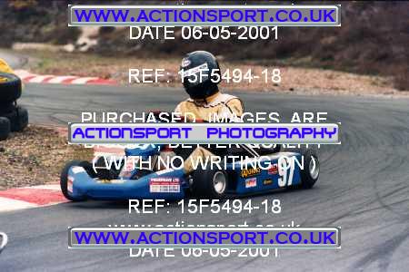 Photo: 15F5494-18 ActionSport Photography 06/05/2001 Forest Edge Kart Club _1_Rotax #97