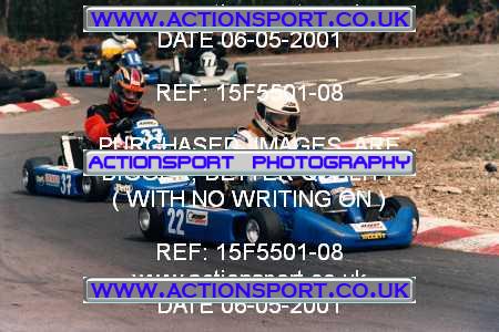 Photo: 15F5501-08 ActionSport Photography 06/05/2001 Forest Edge Kart Club _1_Rotax #22