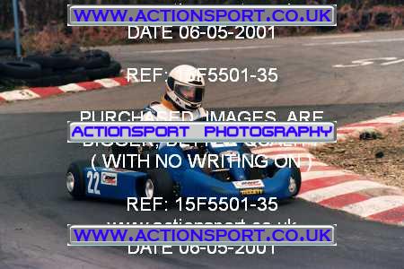 Photo: 15F5501-35 ActionSport Photography 06/05/2001 Forest Edge Kart Club _1_Rotax #22
