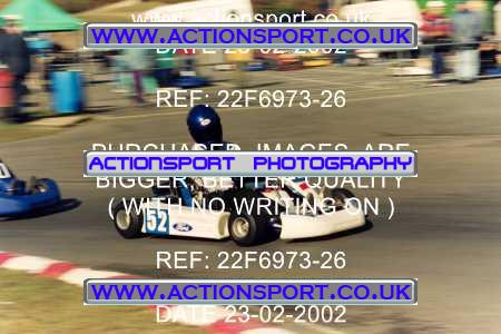 Photo: 22F6973-26 ActionSport Photography 23/02/2002 Camberley Kart Club - Blackbushe  _5_RotaxMax #52