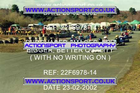 Photo: 22F6978-14 ActionSport Photography 23/02/2002 Camberley Kart Club - Blackbushe  _5_RotaxMax #52