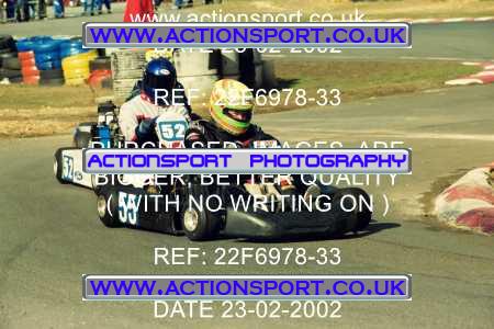 Photo: 22F6978-33 ActionSport Photography 23/02/2002 Camberley Kart Club - Blackbushe  _5_RotaxMax #52
