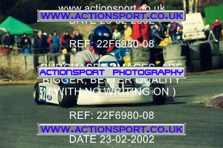 Photo: 22F6980-08 ActionSport Photography 23/02/2002 Camberley Kart Club - Blackbushe  _5_RotaxMax #52
