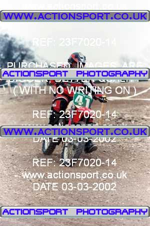 Photo: 23F7020-14 ActionSport Photography 03/03/2002 Portsmouth SSC - Swanmore  _7_BW85s #41