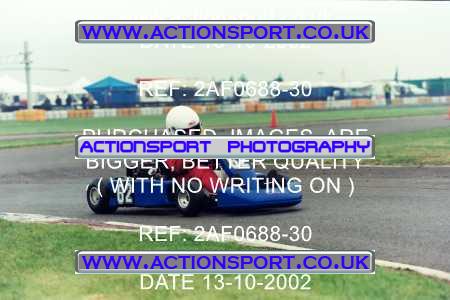 Photo: 2AF0688-30 ActionSport Photography 13/10/2002 Hunts Kart Club - Kimbolton  _1_JuniorTKM #62