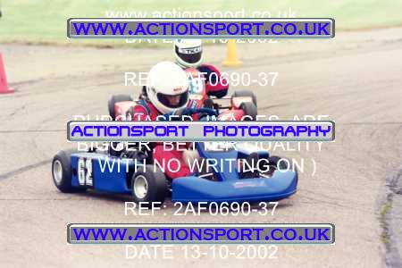 Photo: 2AF0690-37 ActionSport Photography 13/10/2002 Hunts Kart Club - Kimbolton  _1_JuniorTKM #62