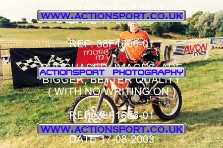 Photo: 38F1606-01 ActionSport Photography 17/08/2003 Moredon MX Aces of Motocross - Farleigh Castle _1_AMX-A #6